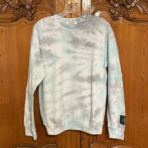 NWOT Danzy Tie Dye Cotton/Poly Swestshirt